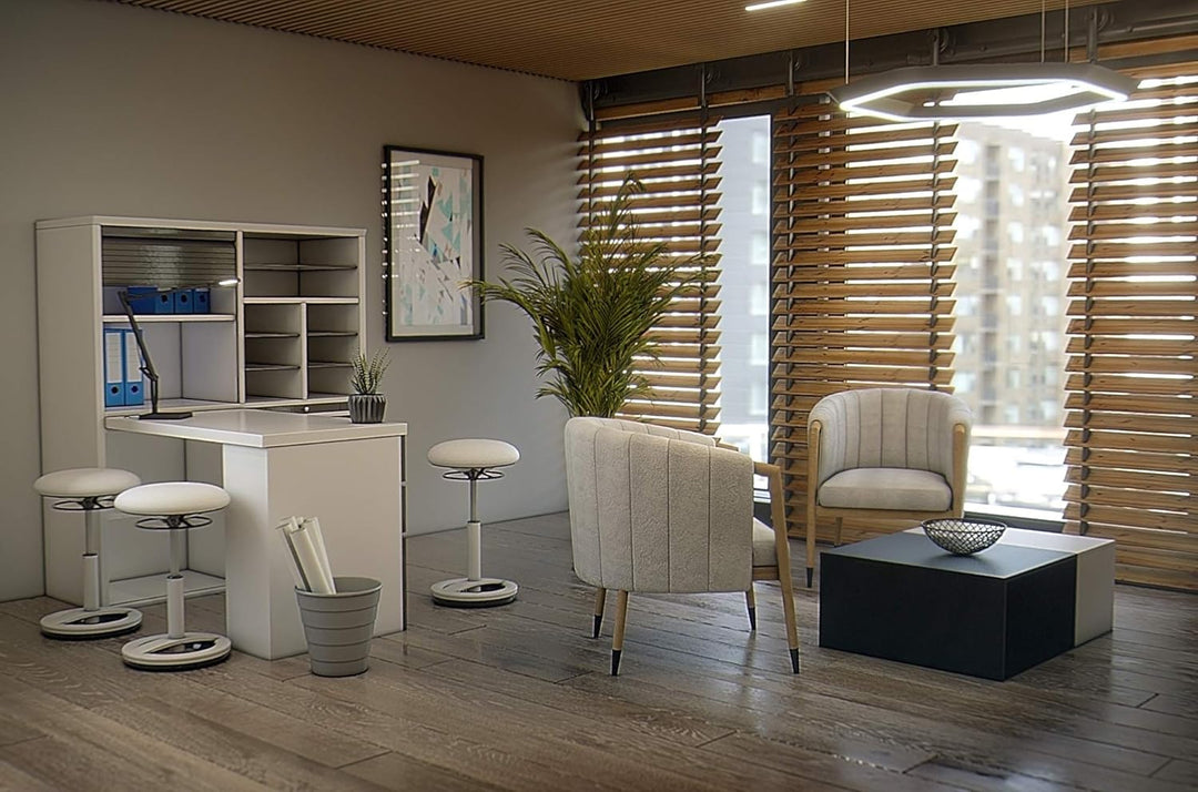 Topstar SU43BR3 Sitness Bob, ergonomischer Sitzhocker, Arbeitshocker, Bürohocker mit Schwingeffekt,