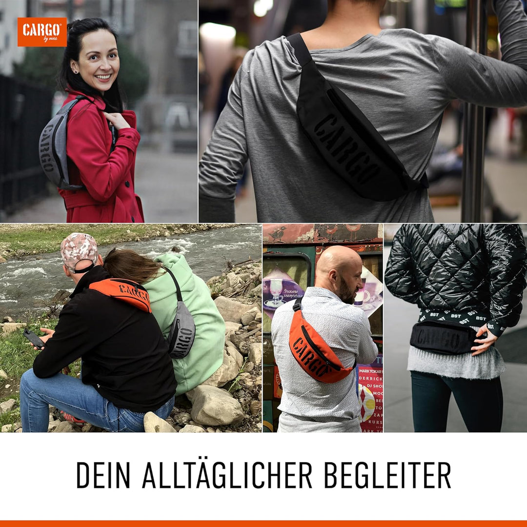 CARGO by OWEE Gürteltasche Handgefertigt Brusttasche Herren Damen Stylisch, Bauchtasche Mädchen Jung