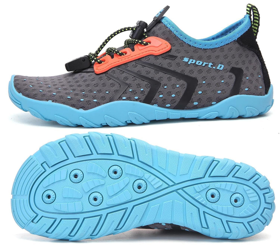 SAGUARO Kinder Badeschuhe rutschfeste Schnell Trocknend Aquaschuhe Gr.24-36 24 EU St 1 Blau, 24 EU S