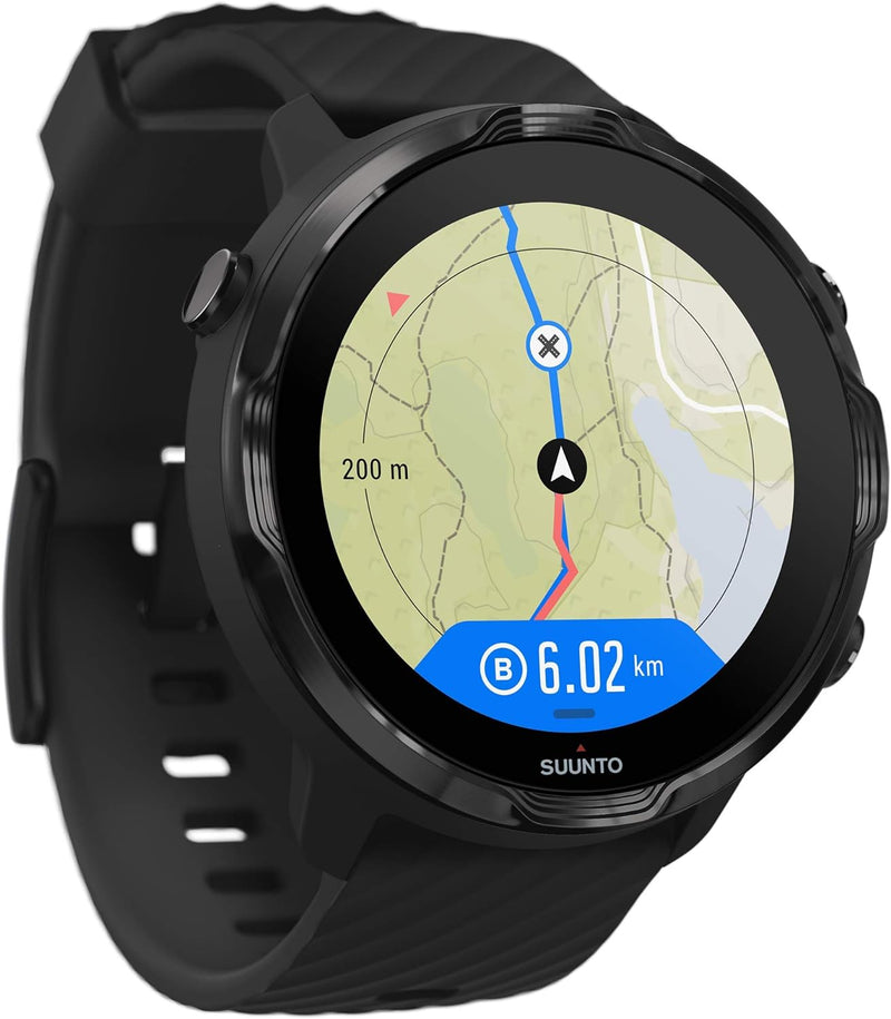 Suunto 7 Smartwatch with Versatile Sports Black, Black