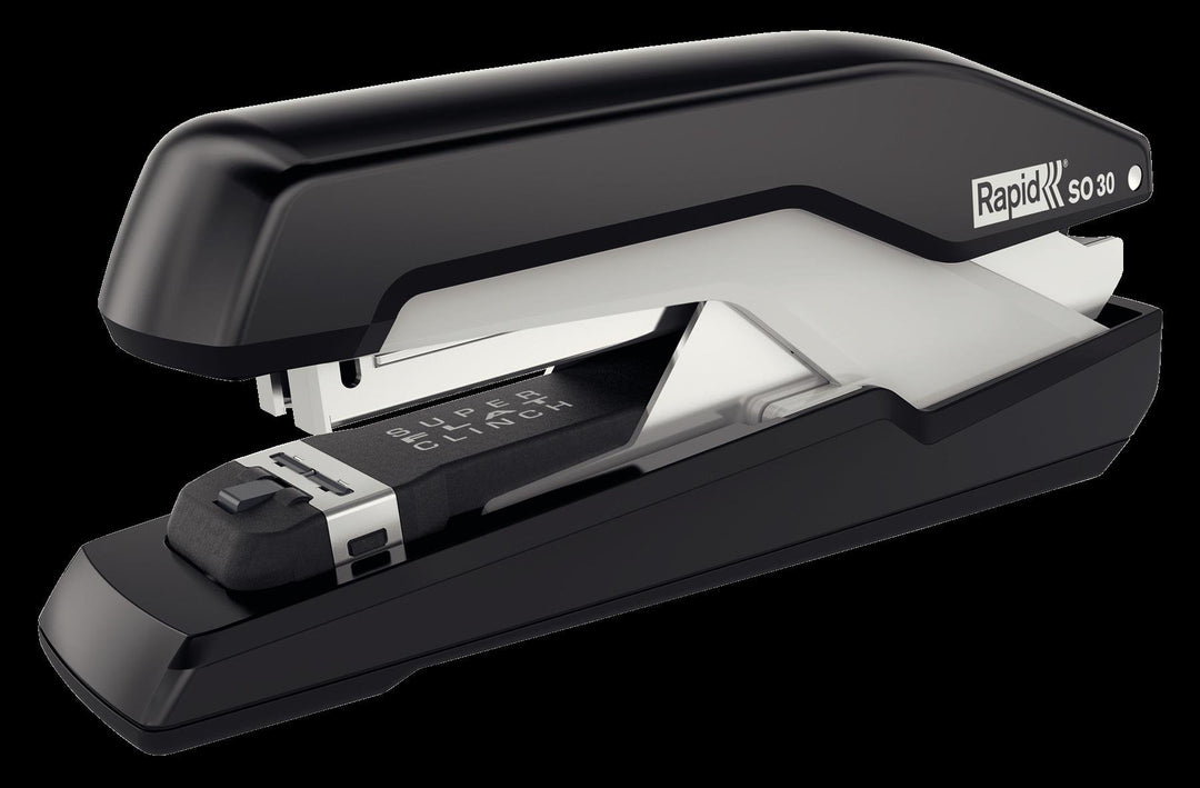 Rapid 5000546 Tacker Super Flachheftgerät (30 Blatt, Mühelos, Omnipress, Hochwertiges Ergonomisches
