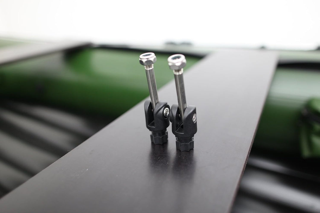 2 x Rowlock Pair, Paddelhalter Ruderdollen Dolle Ruderhalterung von Railblaza schwarz - schwarz, sch