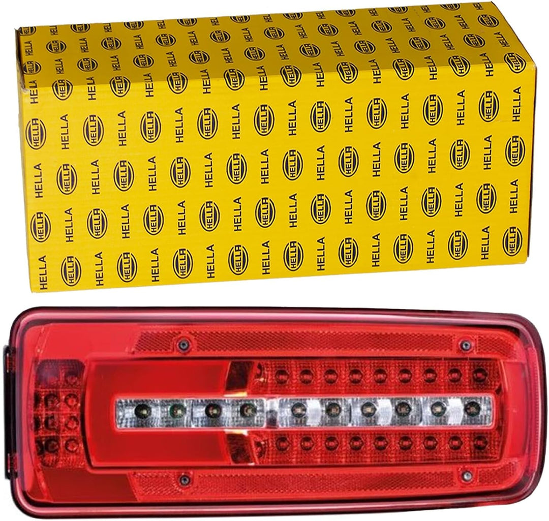HELLA 2VD 012 381-311 Heckleuchte - Truck Full LED - LED - 24V links links DIN Stecker seitlich, lin