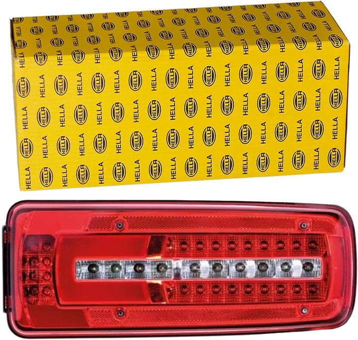 HELLA 2VD 012 381-311 Heckleuchte - Truck Full LED - LED - 24V links links DIN Stecker seitlich, lin