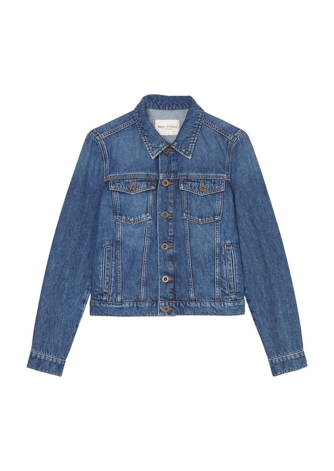 Marc O'Polo Damen Denim Jacket L Denim Blue, L Denim Blue