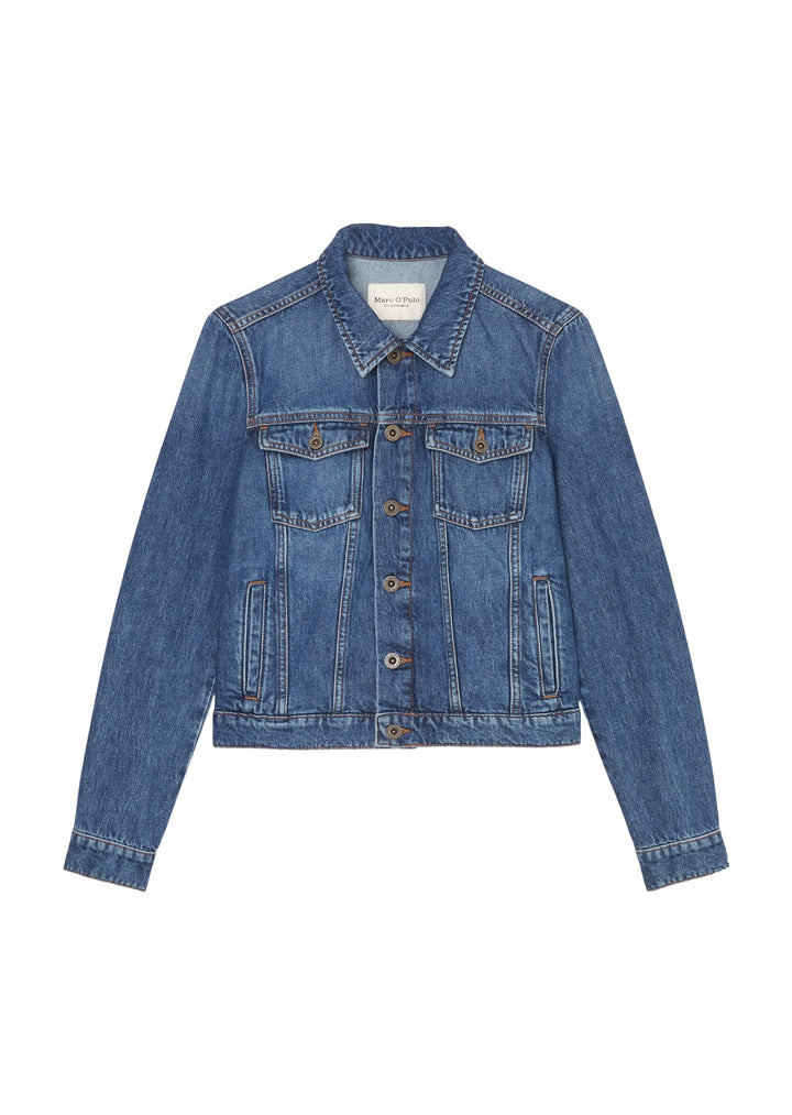 Marc O'Polo Damen Denim Jacket L Denim Blue, L Denim Blue