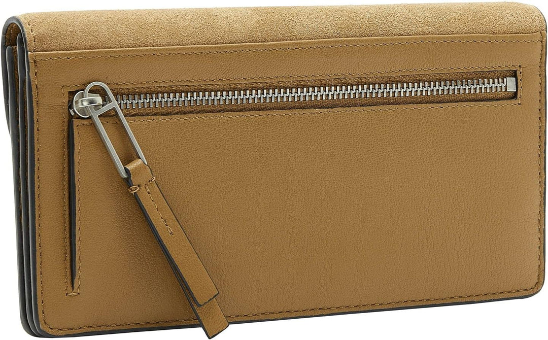 Liebeskind Damen Fab Suede Slam Geldbörse Sepia, Sepia
