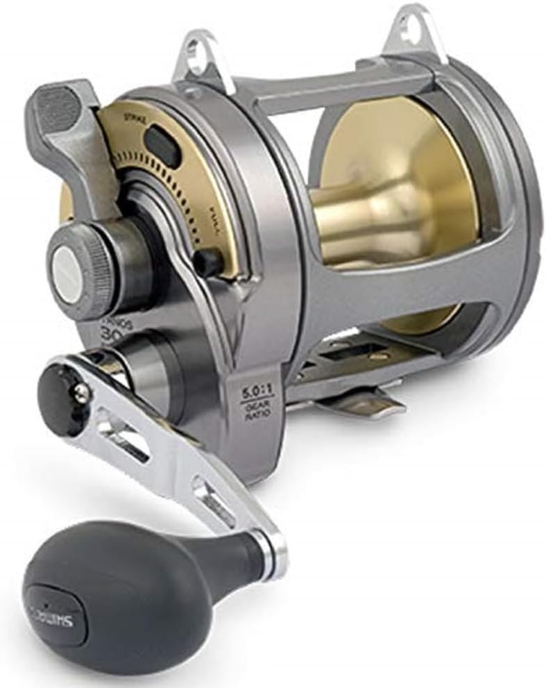 Shimano Tyronos Konventionelle Spule (2 Geschwindigkeiten) Einheitsgrösse, Einheitsgrösse