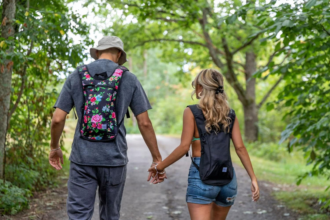 Vibe Festival Gear Trinkrucksack aus Recyceltem Polyester – 2 L Blase für Damen und Herren