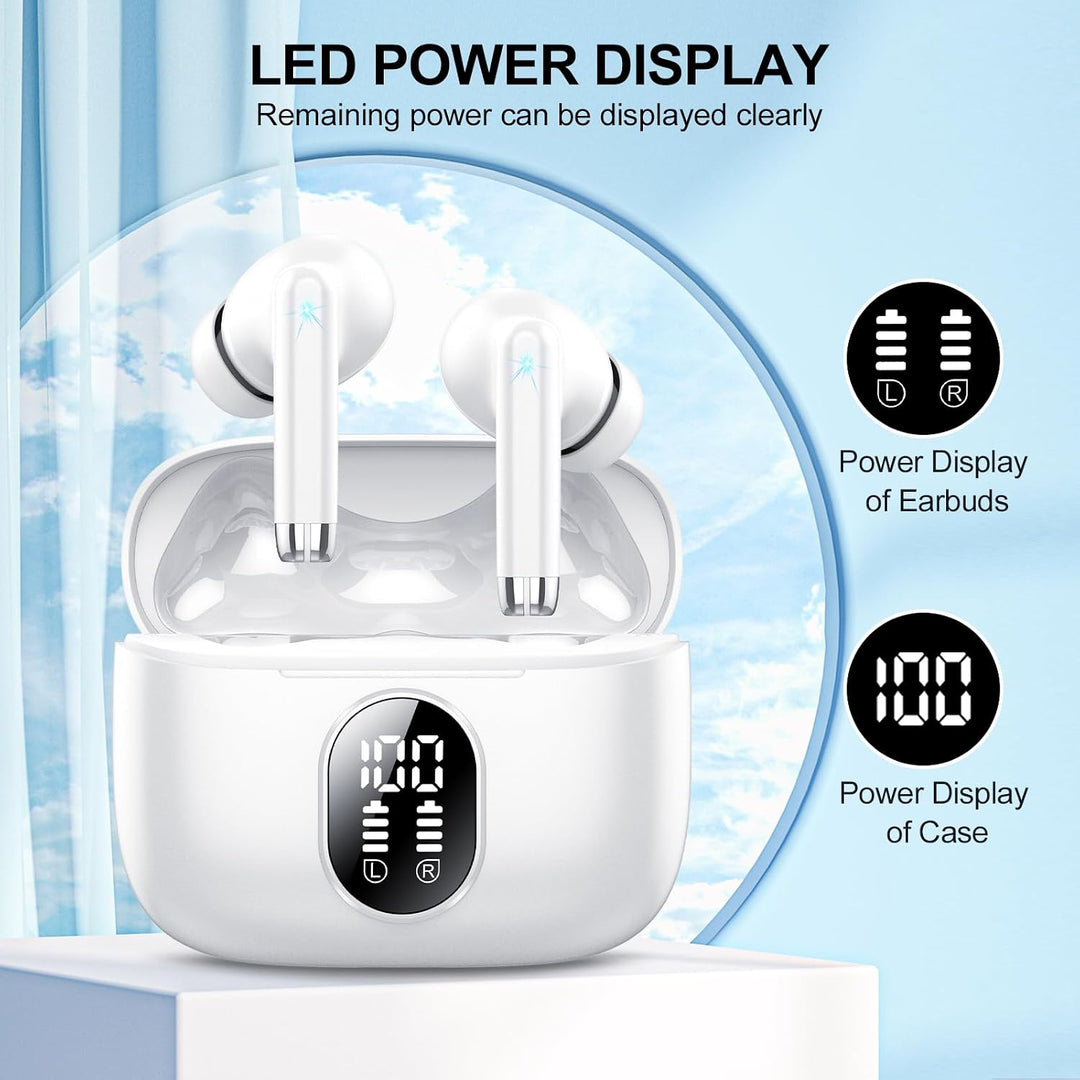 QXQ S26 Kopfhörer Kabellos Bluetooth 5.4 In Ear Noise Cancelling Headphones | Sport Kabellose Kopfhö
