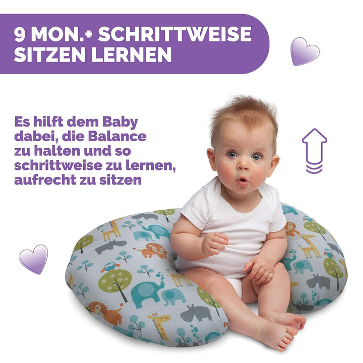 Chicco Stillkissen für Säuglinge 0+ Monate, Ergonomische Form - Stillkissen und Babynest fürs Stille