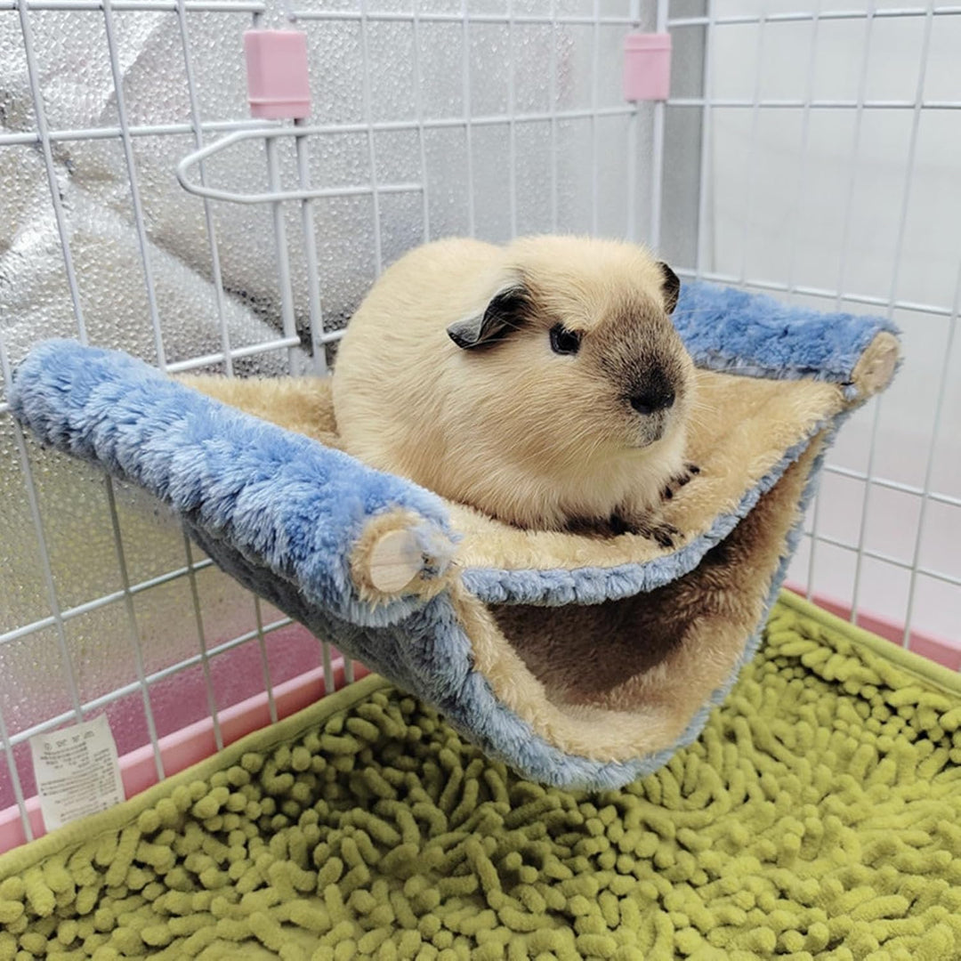Qcwwy Hängende Hängematte für Haustiere, Kleine Tiere, Hamster-Hängematte, Haus, Maus, Ratte, Hängen