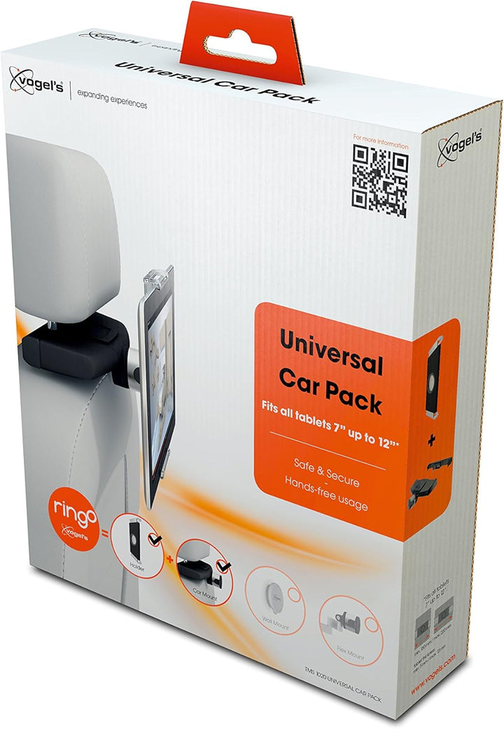 Vogel's TMS 1020 Tablet Kopfstützenhalter für alle Tablets von 7-13 Zoll, Schwenkbar, Bis zu 15° nei