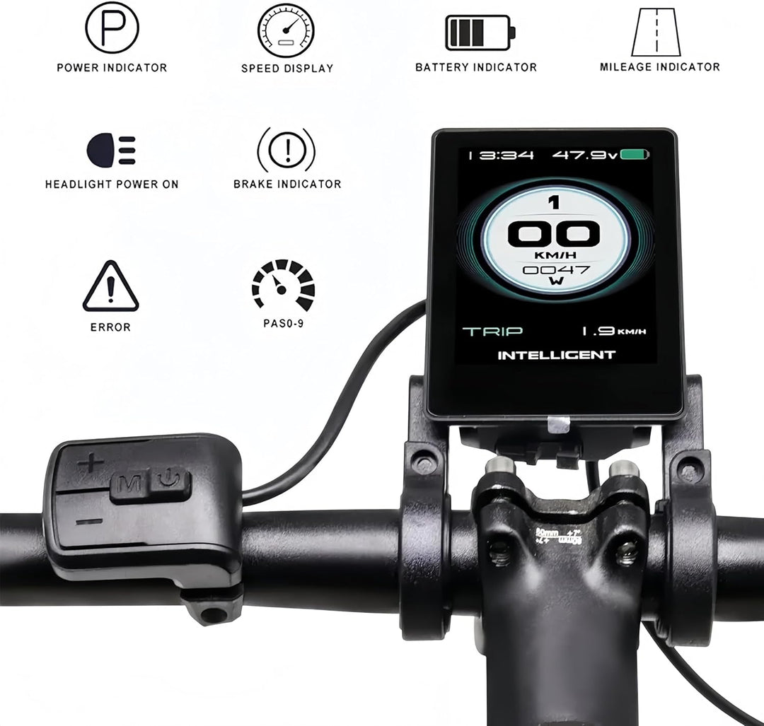Speed Unlimited 860C Display mit CAN-Protokoll mit Dreieckstecker Elektrofahrräder