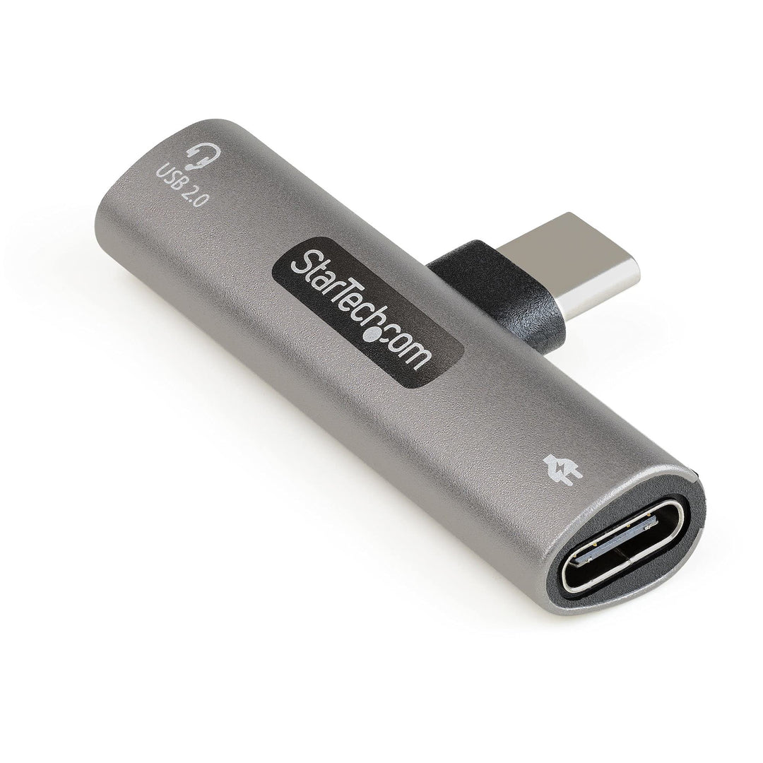 STARTECH.COM USB-C Audio- und Ladeadapter - USB-C Audio-Kopfhörer-/Headset-Anschluss und 60W PD für