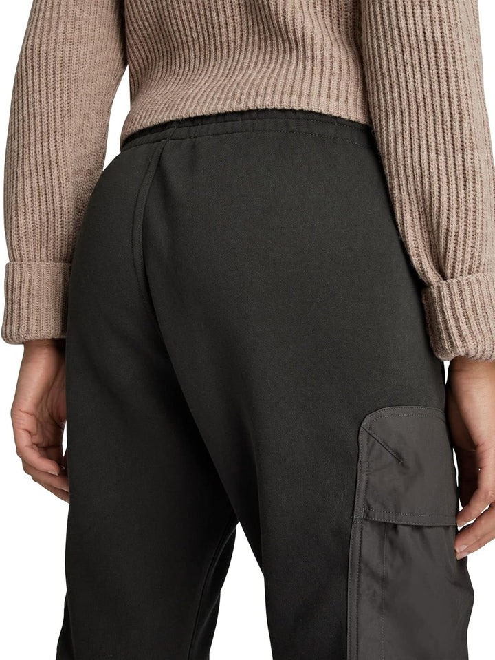 G-STAR RAW Damen Boyfriend 3D Pocket Jogginghose Pants L Grau (Cloack D20737-c235-5812), L Grau (Clo