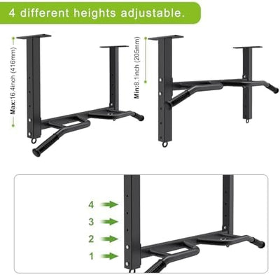 Kipika Deckenmontierte Klimmzugstange, Montierte Klimmzugstange, Höhenverstellbar, Ideal für Home Gy