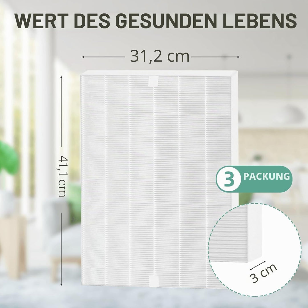115115 HEPA-Ersatzfilter A Grösse 21 – kompatibel mit Winix Plasmawave C535 5300 5300-2 6300 6300-2