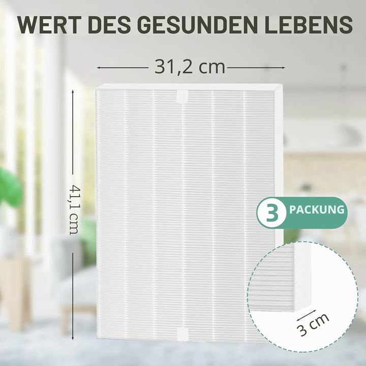 115115 HEPA-Ersatzfilter A Grösse 21 – kompatibel mit Winix Plasmawave C535 5300 5300-2 6300 6300-2
