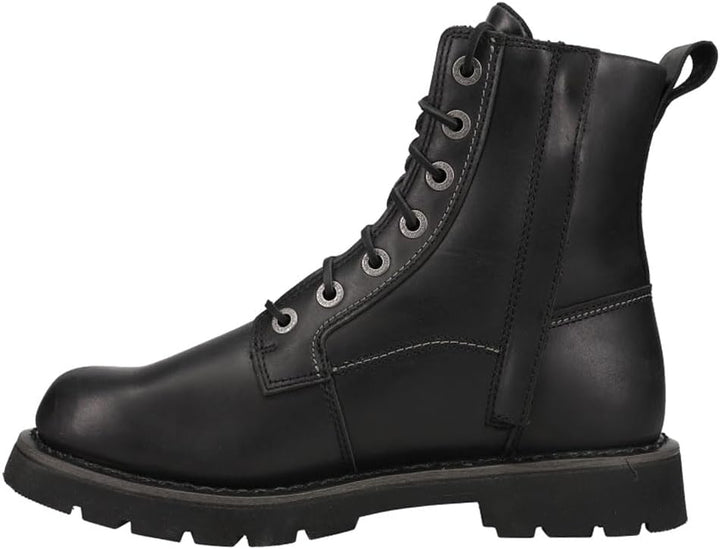 Harley Davidson Herren Hannon 6.5 Inch Leder Stiefel 40 EU Schwarz, 40 EU Schwarz