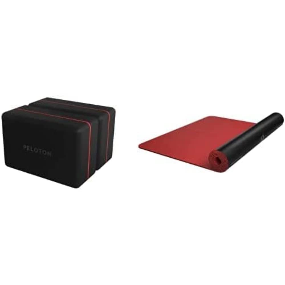Peloton Yoga-Blöcke, hochwertiges Zubehör für Yoga, langlebig und robust Yoga block and Yoga mat, Yo