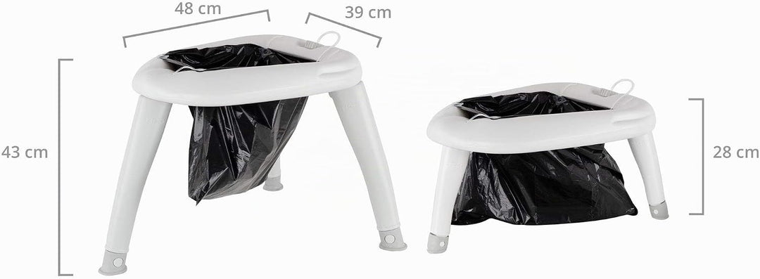 Stagecaptain Quixie-2842 Camping Toilette - Outdoor- und Reise-WC - Für Kinder und Erwachsene - Mit