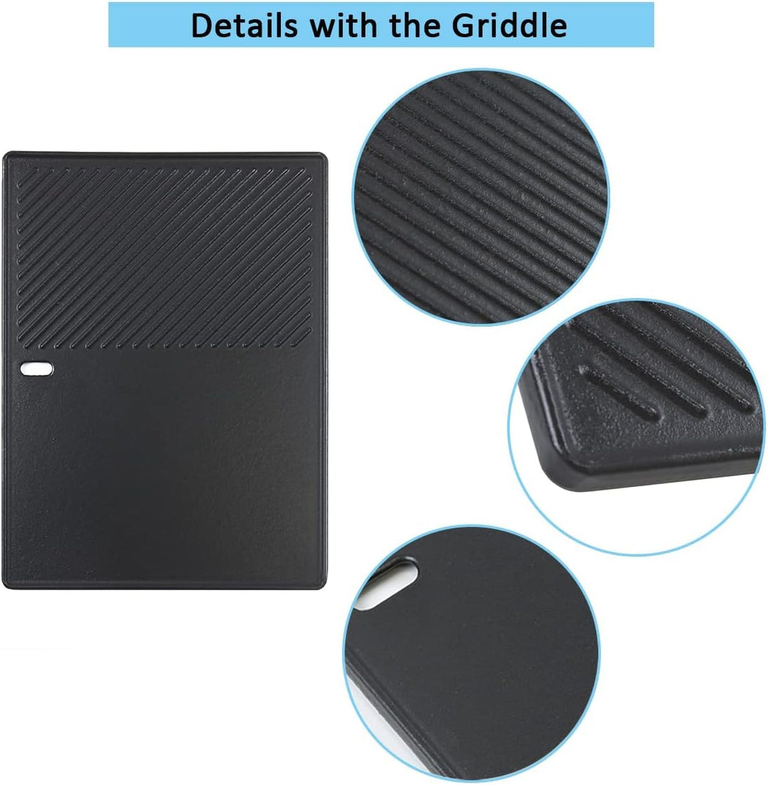 FORYEYC 43CM X 32CM Gusseisen Grillplatte für enders monroe pro 4 sik turbo, pro 3 sik turbo, landma