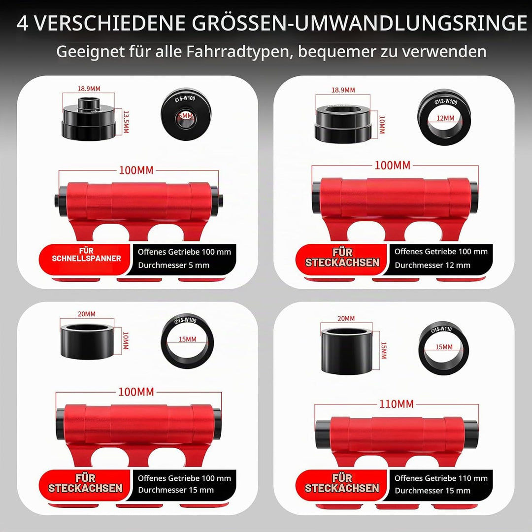 Gabelhalterung Fahrrad Steckachse, Fahrrad Dachträger Halterung, Auto Fahrrads Dachträger Gabelhalte