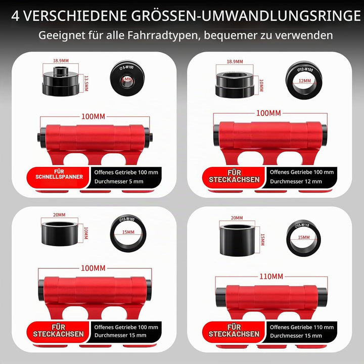 Gabelhalterung Fahrrad Steckachse, Fahrrad Dachträger Halterung, Auto Fahrrads Dachträger Gabelhalte