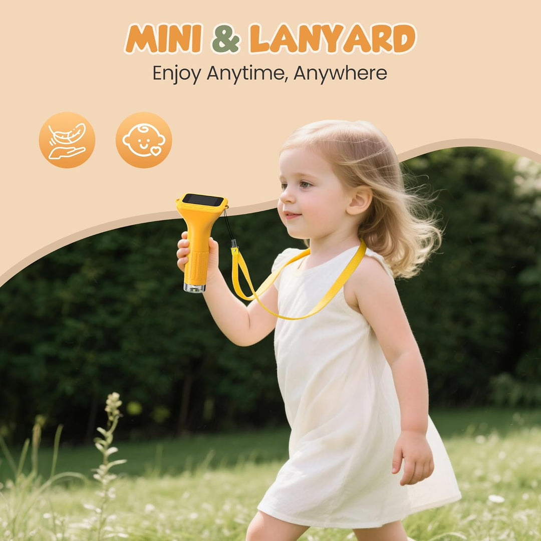 Handy Digitales Mikroskop für Kinder 1000X Tragbares Taschenmikroskop: 2,0" IPS-Bildschirm USB Micro