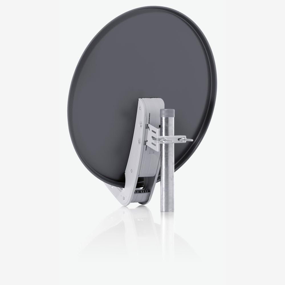 Fuba DAA 650 A Aluminium-Satelliten-Parabolantenne (36,70 dB, Grosse 65 cm) anthrazit anthrazit 65 c
