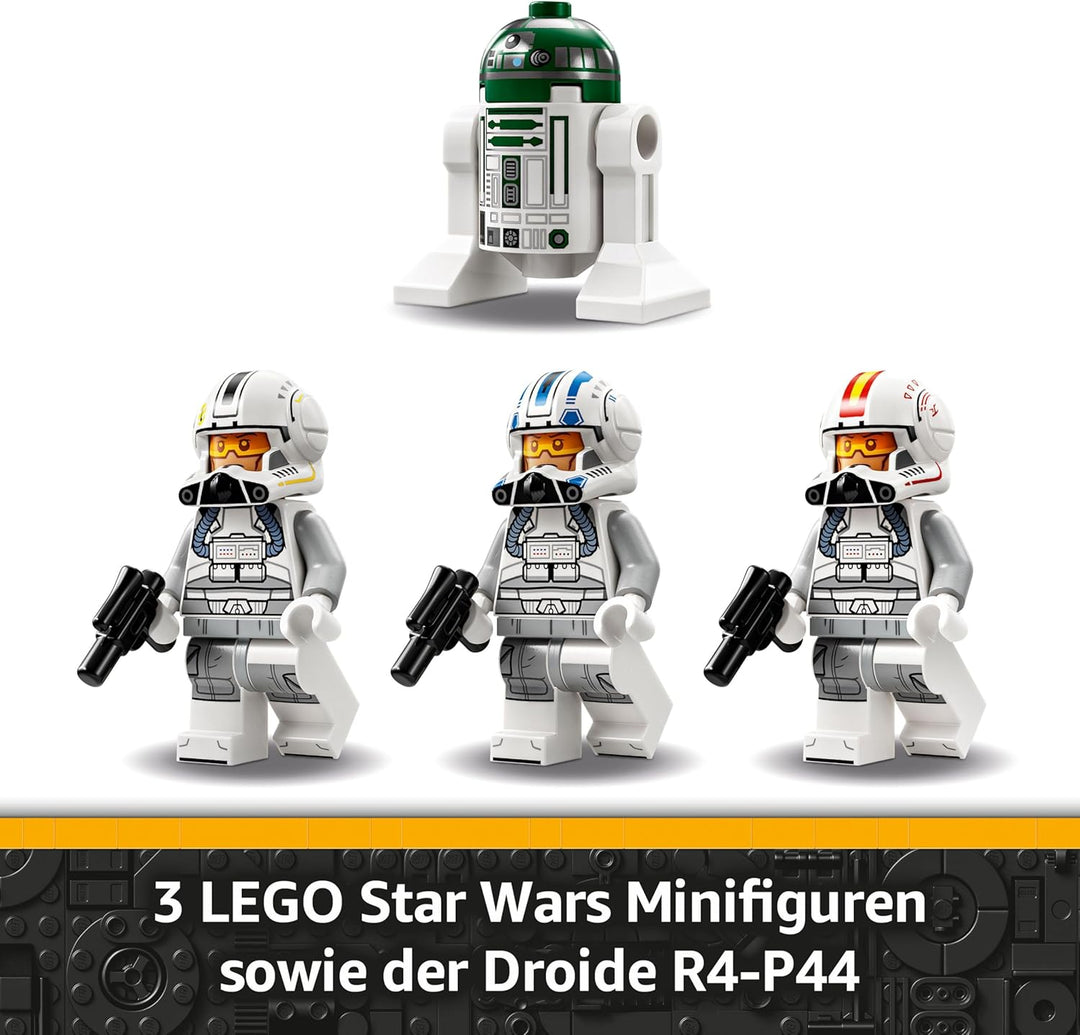 LEGO Star Wars 75402 ARC-170 Starfighter Spielzeug mit 4 Minifiguren inkl. Klon-Piloten und R4-P44 D