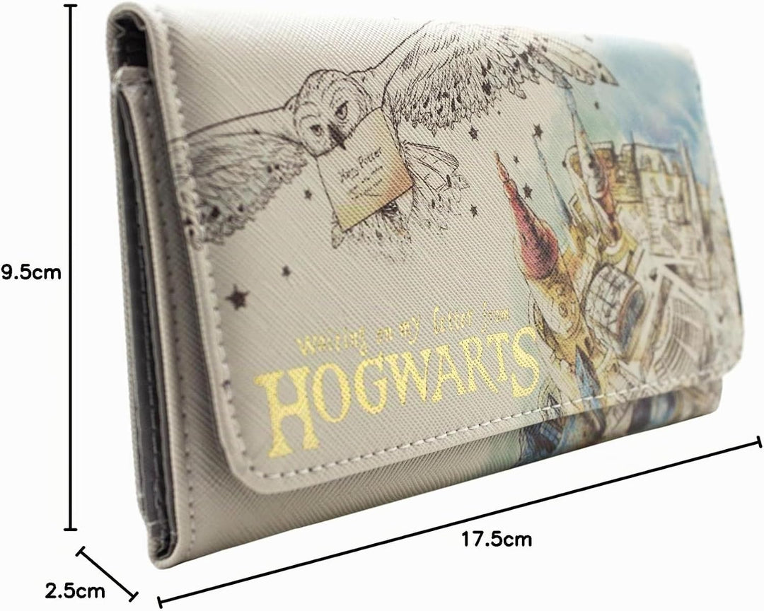 Harry Potter Waiting On My Letter Hogwarts Weiss Portemonnaie Geldbörse
