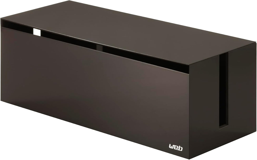 Cable Box Web - brown/black Dunkelbraun, Dunkelbraun