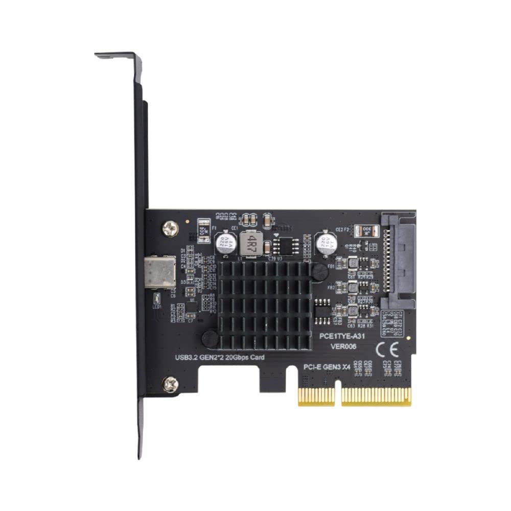 xiwai 20 Gbit/s USB 3.2 Gen2 Typ-C USB-C auf PCI-E 4X Express Kartenadapter für Desktop-Motherboard