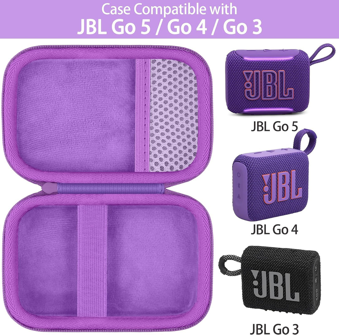 co2CREA Hart Reise Schutz Hülle Etui Tasche für JBL GO 5 /GO 4 /GO 3 tragbarer Bluetooth Lautspreche
