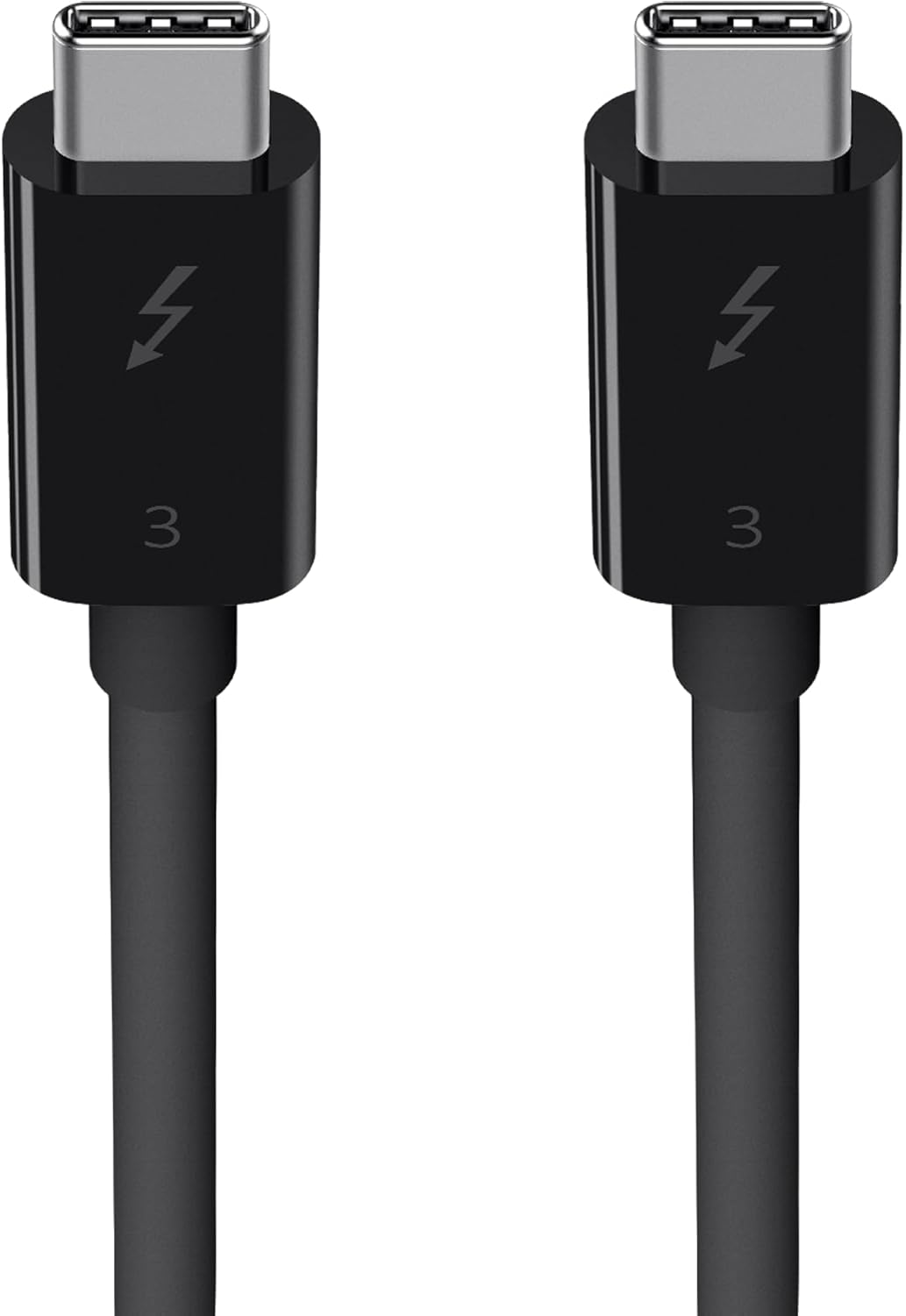 Belkin Thunderbolt 3 USB-C-Kabel (0,8 m, 40 Gbit/s, 5K, 100 W, Typ C 3.1) schwarz USB 3.1 I 0.8M, US