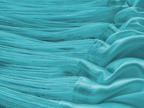 Kaikoon Fadenvorhang Fadenstore Messe B1 schwer entflammbar 90 cm x 240 cm (BxH) hellblau Neu