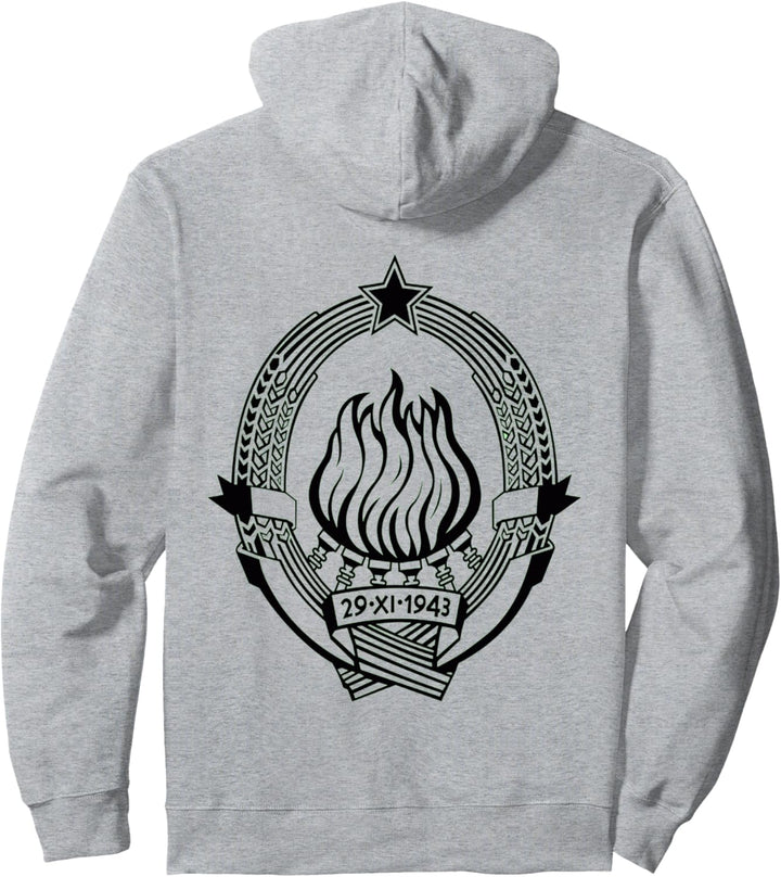 Baris Design: SFRJ Jugoslavija (Jugoslawien) Wappen Design b Pullover Hoodie