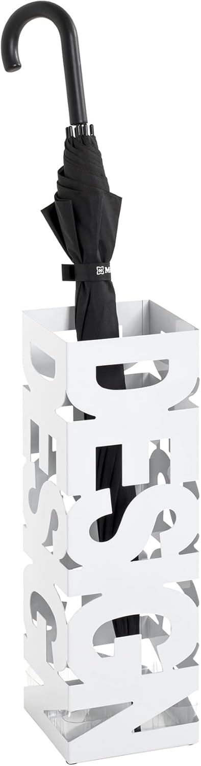 HAKU Möbel Schirmständer, Metall, weiss, B 16 x T 16 x H 48 cm Weiss Modern, Weiss Modern