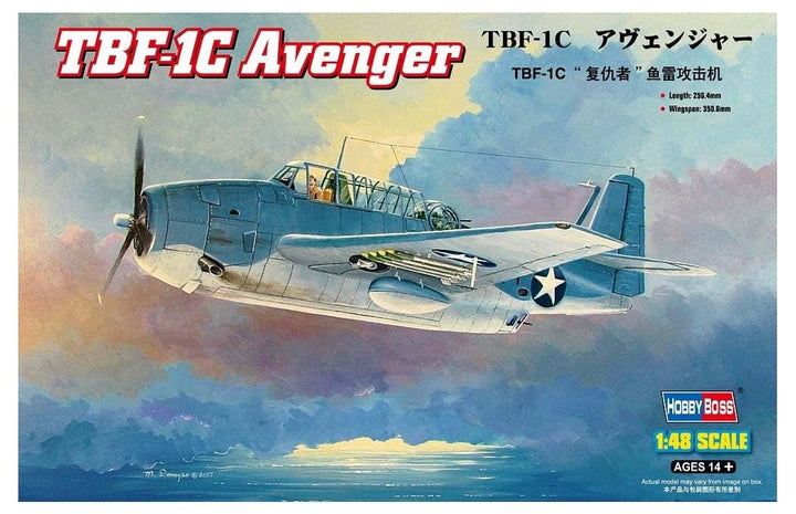 Hobby Boss 80314 Modellbausatz Grumman TBF-1C Avenger