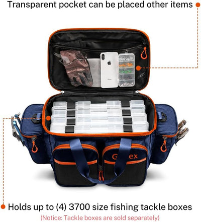 Gonex Angeltasche, Wasserabweisende Aufbewahrungstasche aus Polyestermaterial mit gepolstertem Schul