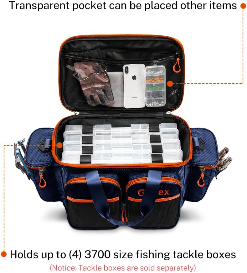 Gonex Angeltasche, Wasserabweisende Aufbewahrungstasche aus Polyestermaterial mit gepolstertem Schul