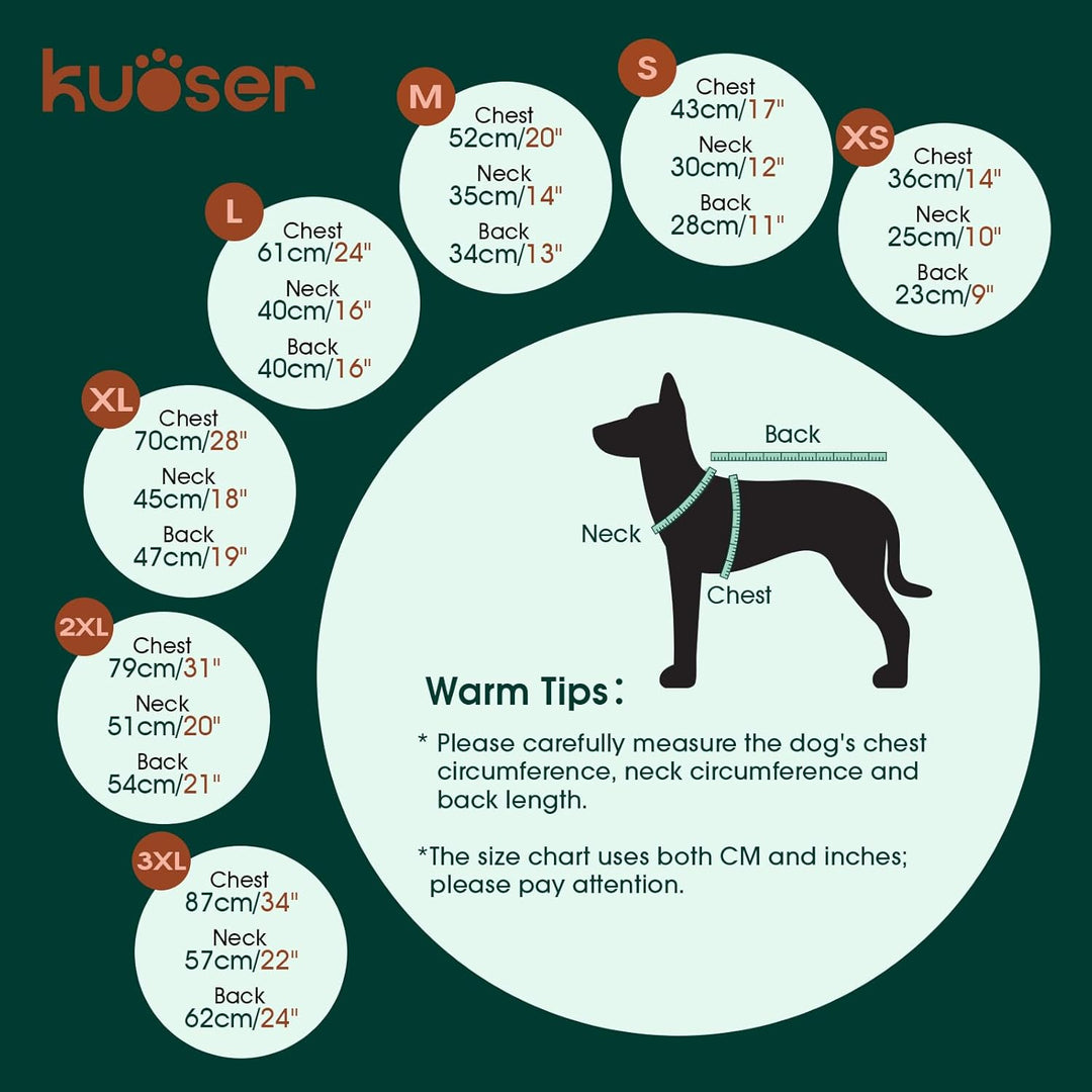Kuoser Kühlweste Hund für grosse Hunde, atmungsaktives Hundepyjama mit 4 Beinen, UPF50+ Dehnbare Hun