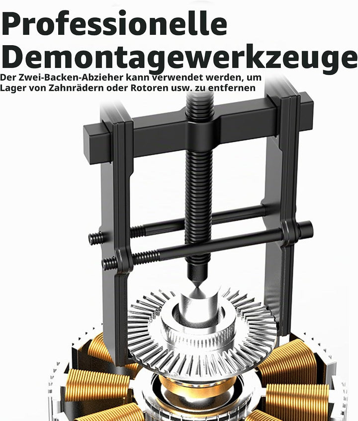 4 Abzieher Werkzeug 2''/3''/4''/6'' mit 2-Backen Lagerabzieher kugellager Abzieher Satz Für Motorrad