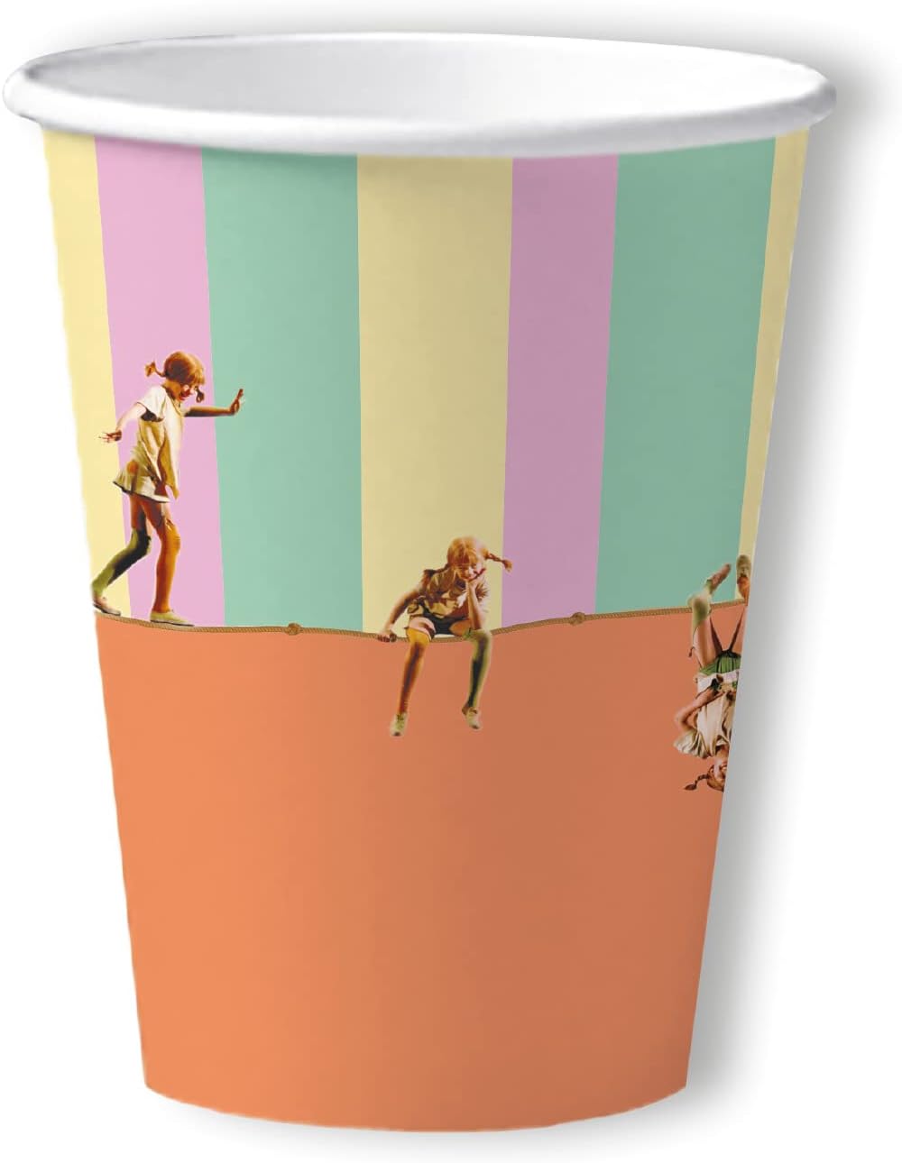 Pippi Langstrumpf Partyset für 8 Kinder - Kindergeburtstag Dekoration