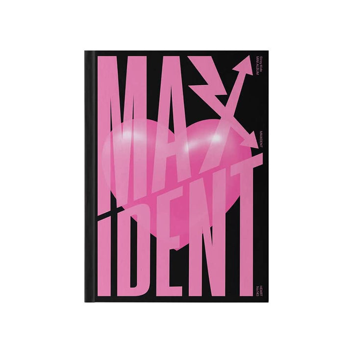 Stray Kids - MAXIDENT [Heart Ver.] Album CD-R+Photocards+Face Sticker+Mini Poster+Photobook+Lyrics P