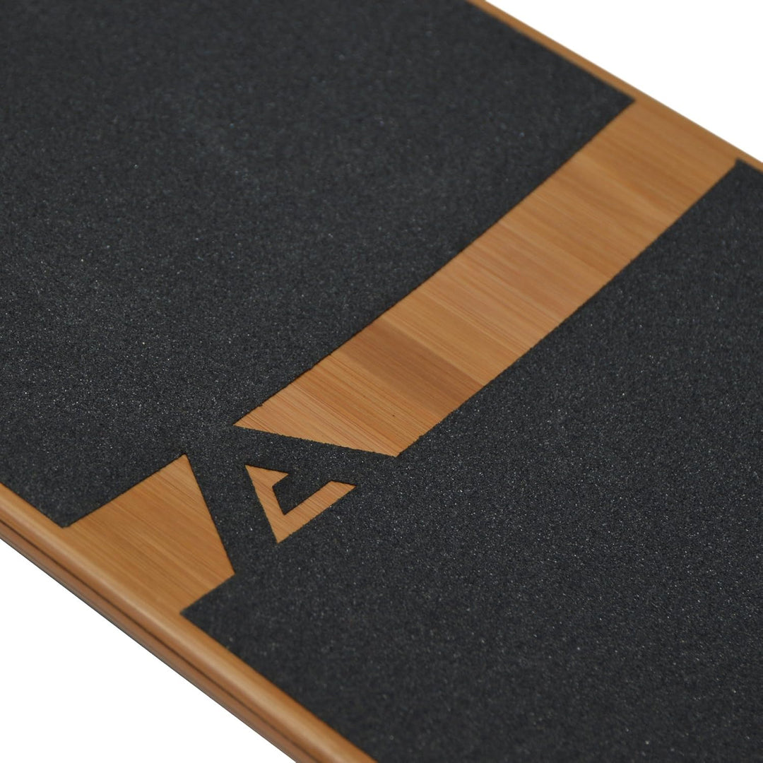 Apollo Longboard, Komplettboard mit Deck aus Bambus & Fiberglas, High-End Board mit ABEC 9 Kugellage