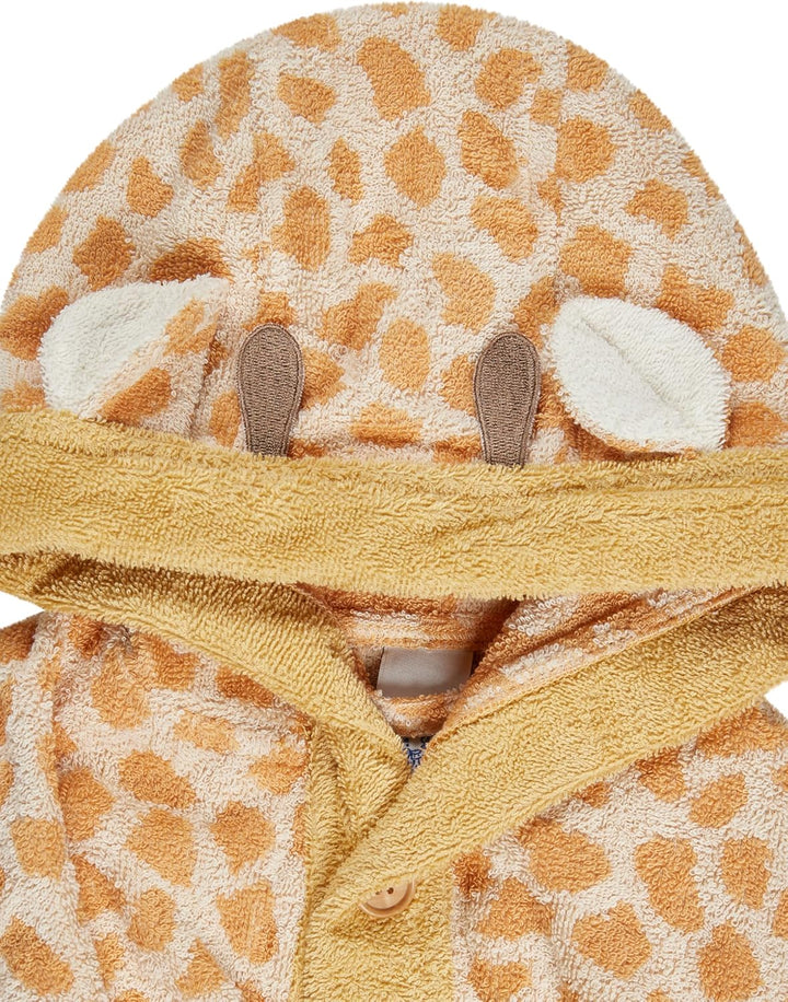 Sterntaler Unisex Kinder Bademantel Giraffe Kaya Baby- und Kinder Bademantel (1er Pack) 92 sand, 92