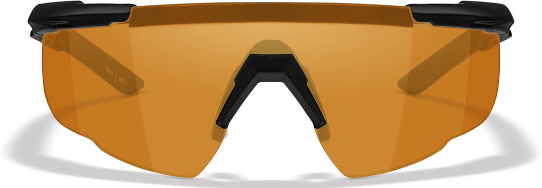 Wiley X│Unisex│Outdoor, Taktische Sonnenbrille│Wrap Around Gestell│Saber Advanced│Schutzbrille│Austa